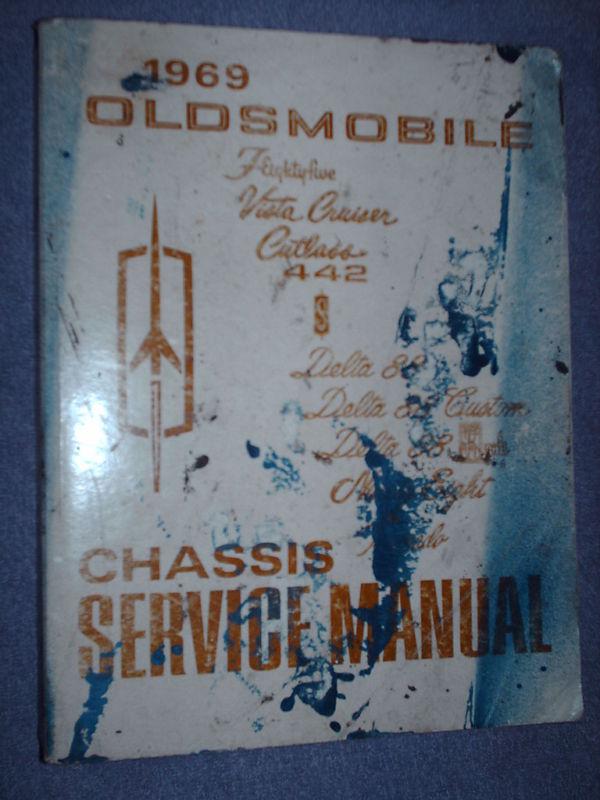 1969 oldsmobile shop book / olds service manual / orig