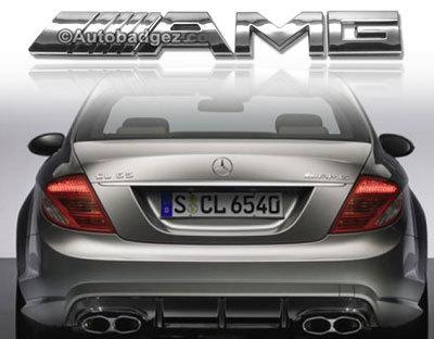 1 - new mercedes c class e class benz amg emblem rear badge emblem ///amg 3d