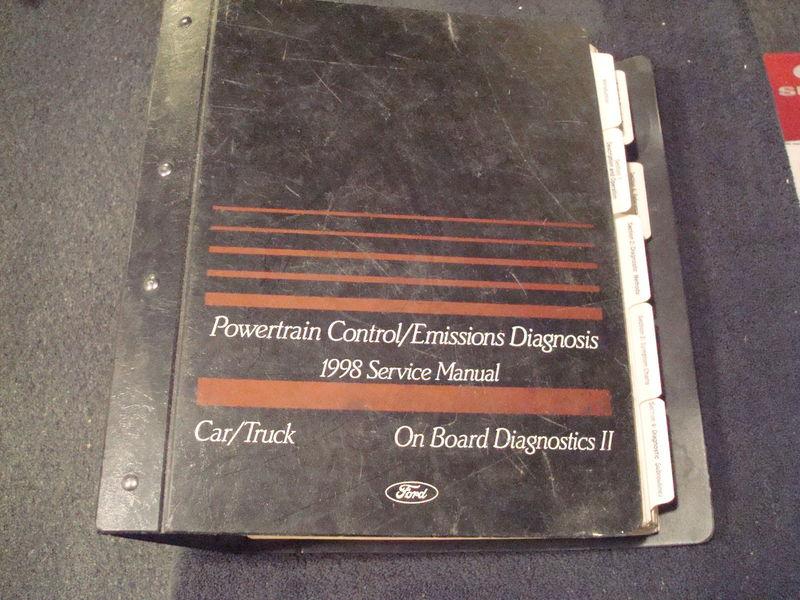 1998 ford f-250-350/&diesel truck on board diagnostic repair shop service manual