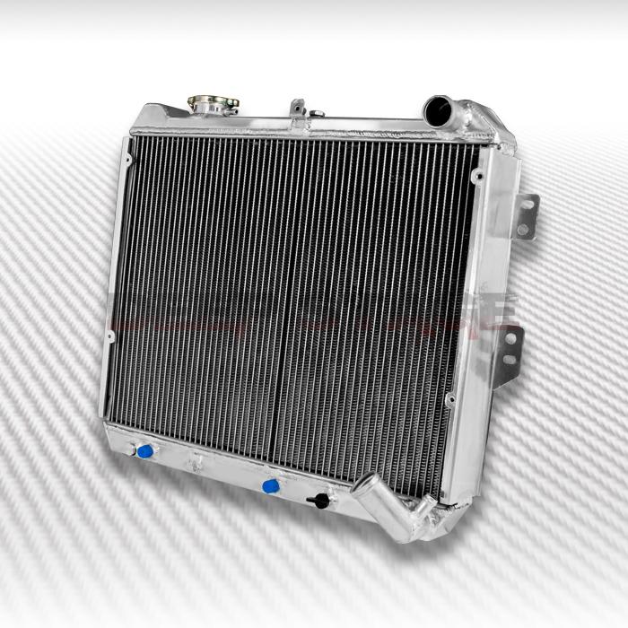 Aluminum racing tri core 3-row cooling radiator 84-85 mazda rx-7 fb/sa gsl-se