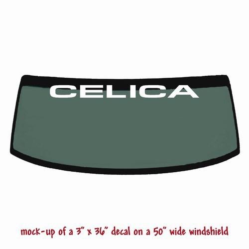 Celica - windshield banner decal sticker v3