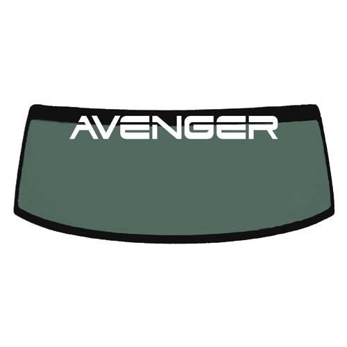 Avenger - windshield banner decal sticker v1