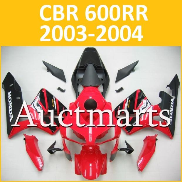 Fit honda 03 04 cbr600rr cbr 600 rr 2003 2004 fairing kit abs plastics a5 b12