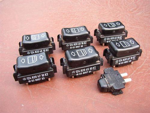 Mercedes benz w-124 window switches set nice 