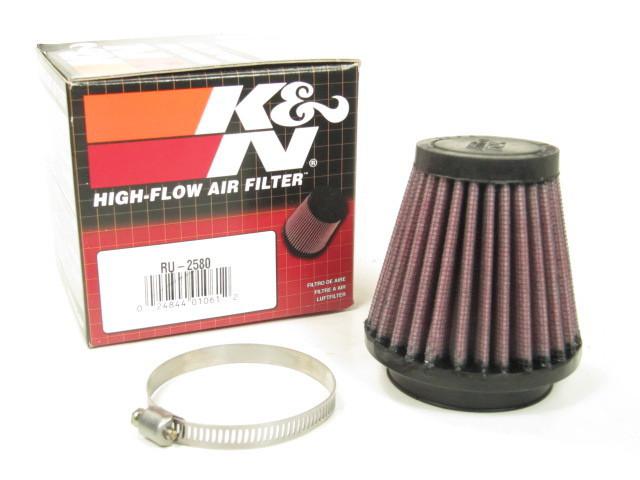 K&n universal 2" air intake cone filter 51mm ru-2580 car/truck/suv/motorcycle