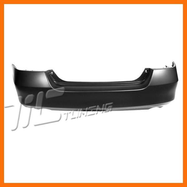 Front bumper primered facial cover fascia plastic 06 07 honda accord 4dr v6 4cyl