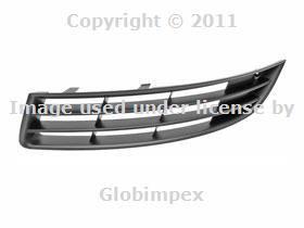 Vw passat (06-11) bumper cover grille left front genuine new + 1 year warranty