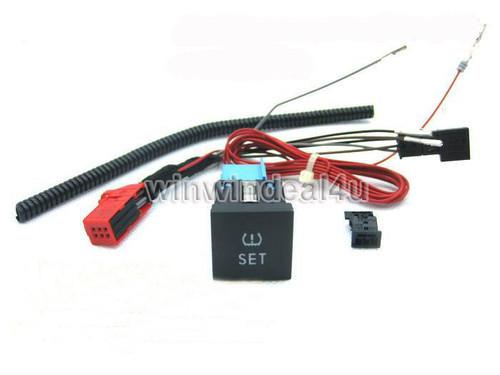 Tire pressure monitoring warning switch button for vw golf mk6 jetta mk5 mk6