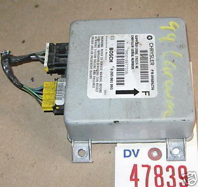 Dodge 98-00 caravan voyager airbag/srs control module 1998 1999 2000