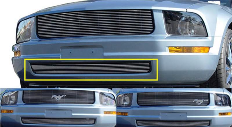 T-rex grilles 25515 billet bumper grille insert 05-09 mustang