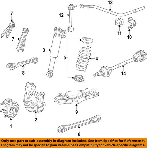 Gm oem 22942297 rear shock absorber