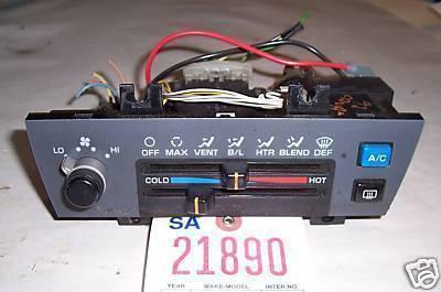 Chevrolet 91-94 cavalier temperature/heater control 1991 1992 1993 1994