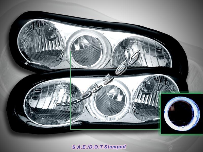 1998-2002 chevy camaro headlights chrome halo 99 00 01  