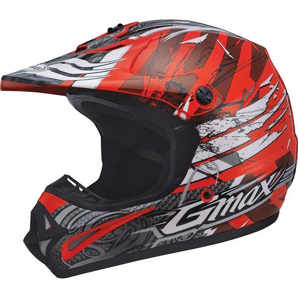 Orange/white xs gmax gm46x-1 shredder helmet