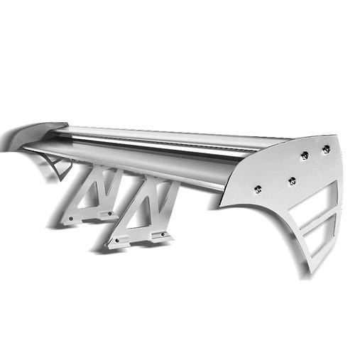 Universal aluminum gt-s wing trunk silver spoiler lightweight double deck style