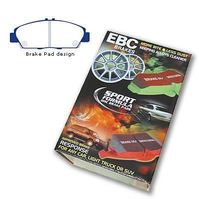 Ebc brakes brake pads yellowstuff kevlar front for use on honda prelude set