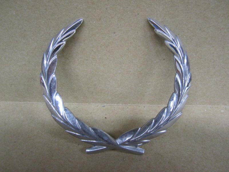 Cadillac  large wreath oe emblem ornament metal chrome