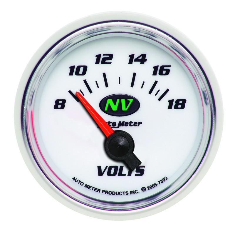 Auto meter 7392 nv; electric voltmeter