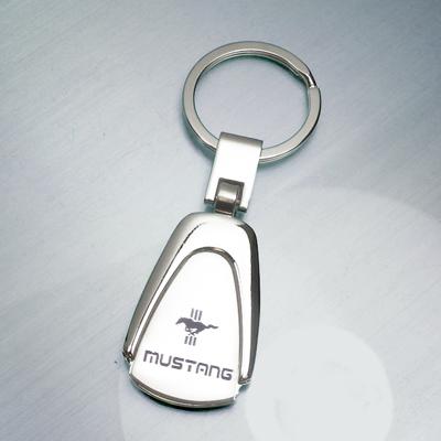 Ford mustang tear drop key chain keychain key ring + free gift, licensed