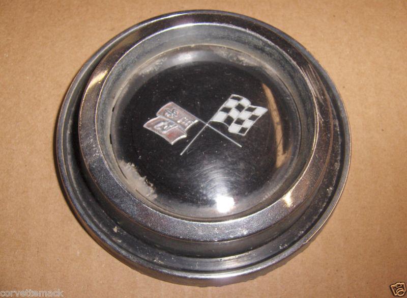 Corvette po2 hub cap center cap emblem 68,69,70,71,72,73,74