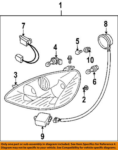 Nissan oem 26060zb525 headlight-headlamp assembly