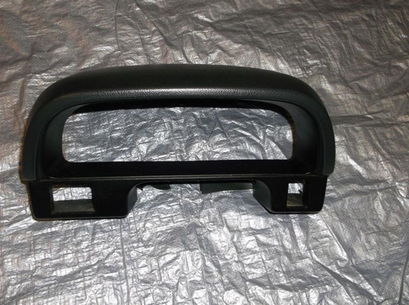 1990-1991 honda civic cluster cover/hood black hatchback