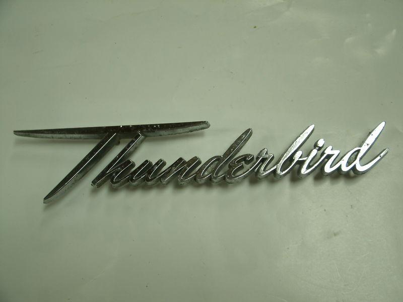 Ford thunderbird fender emblem