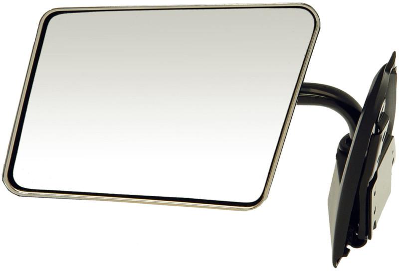 Side view mirror left, below eyeline, chrome, plastic platinum# 1270660