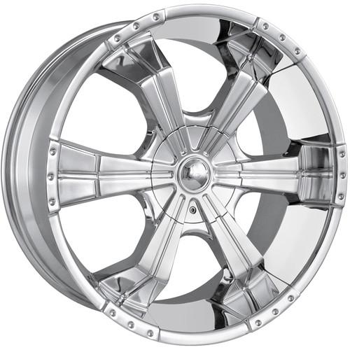 22x9.5 chrome mpw mp204 wheels 5x115 5x120 +18 dodge challenger srt8 magnum rwd