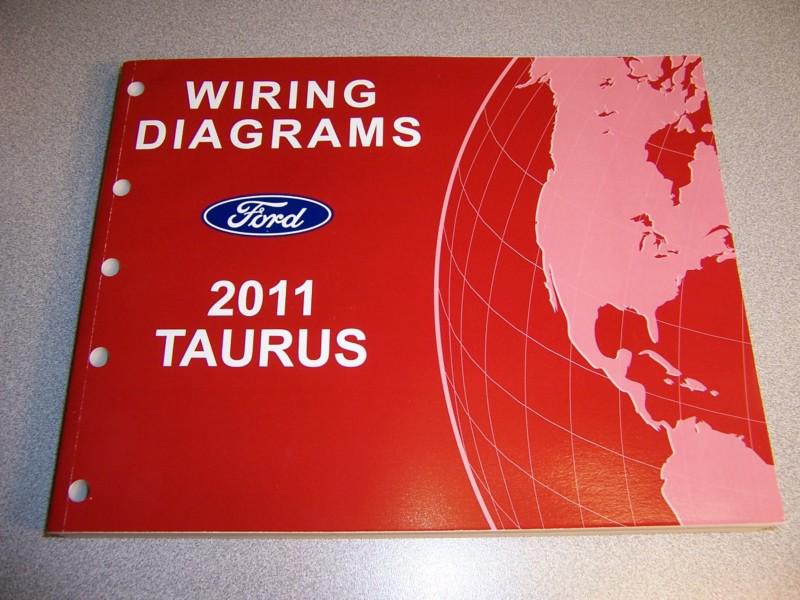 *new*2011 ford taurus factory car wiring diagram repair manual