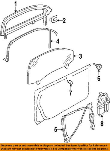 Audi oem 8e0837461c window regulator