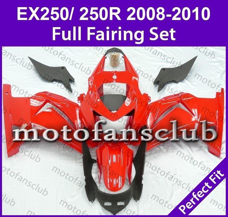 Fit kawasaki 08 09 10 ex 250 250r ninja 2008 2009 2010 fairing bodywork #02 b