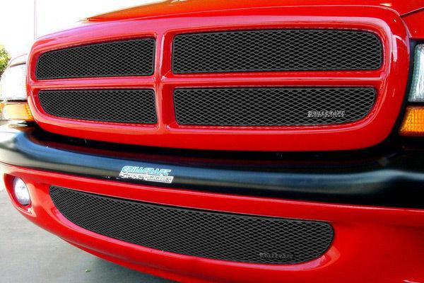 1997-2003 dodge durango grillcraft 5 pcs black grille inserts mx-series grill