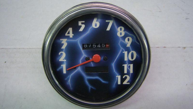 Speedometer with custom face, 67004-68b/to