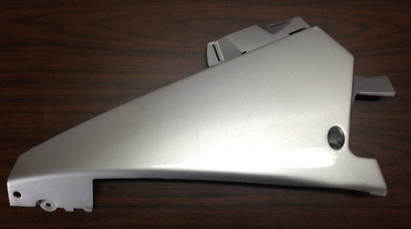 2007-2008 oem suzuki gsxr1000 left side lower fairing silver gsxr-1000