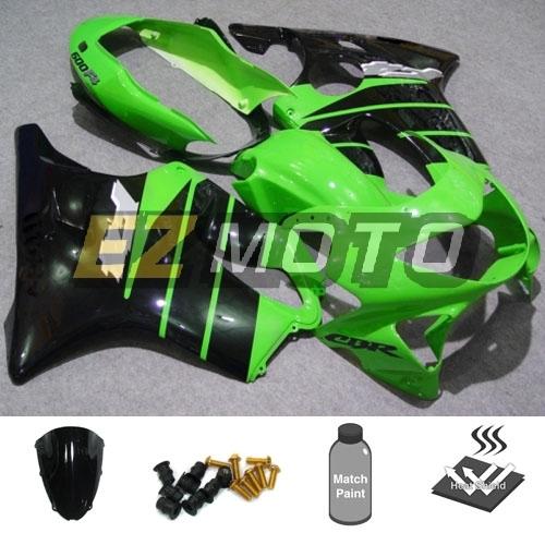 Bodywork fairing kit pack w/ windscreen & bolts for honda cbr600 f4 1999 2000 an