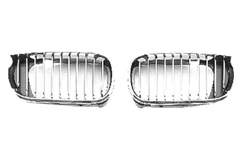 Replace bm1200128 - bmw 3-series lh driver side grille brand new grill oe style