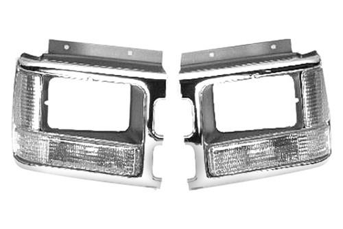 Replace ch2512163 - 91-96 dodge dakota lh driver side headlight bezel brand new