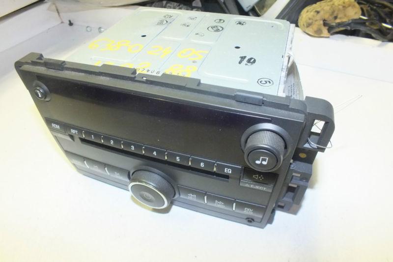 2008 chevrolet impala cd radio 25857928 oem t