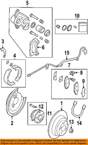 Subaru oem 27540xa02a abs wheel speed sensor/rear abs wheel sensor