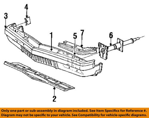 Chrysler oem 4334834 front bumper-sight shield