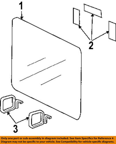 Jeep oem 68054706aa removable top-side glass