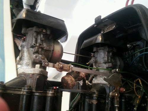 Force 125 carburetors. rebuilt