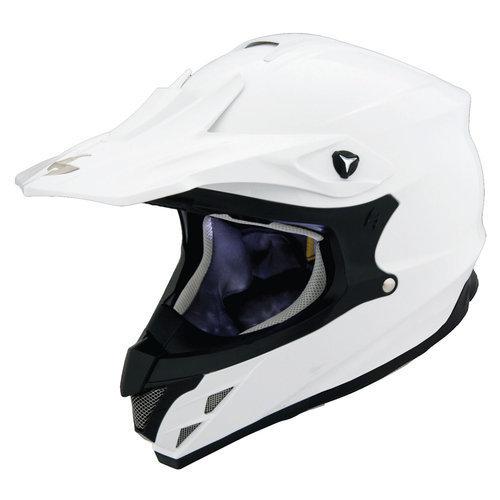 Scorpion vx-34 solid mx offroad helmet white
