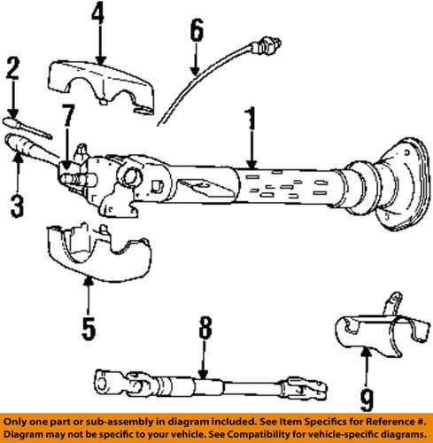 Jeep oem 55115712 steering column-upper shroud