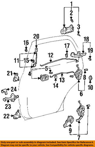 Toyota oem 6914035060 door lock solenoid-actuator