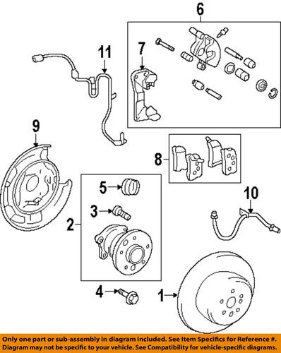 Toyota oem 895160e080 rear abs wheel sensor/abs wheel speed sensor wire harness