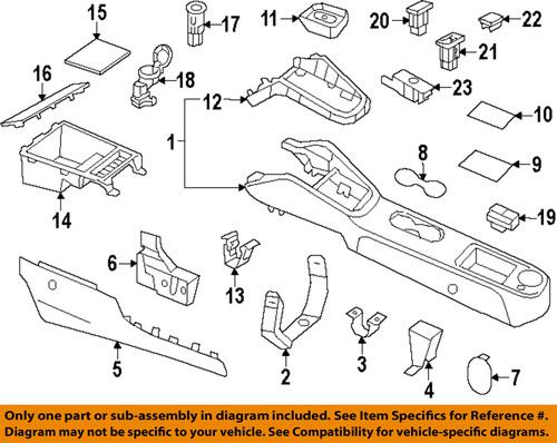 Volkswagen oem 5c686330182v console-insert