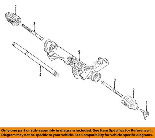 Ford oem 4l3z-3a130-ca tie rod/steering tie rod end