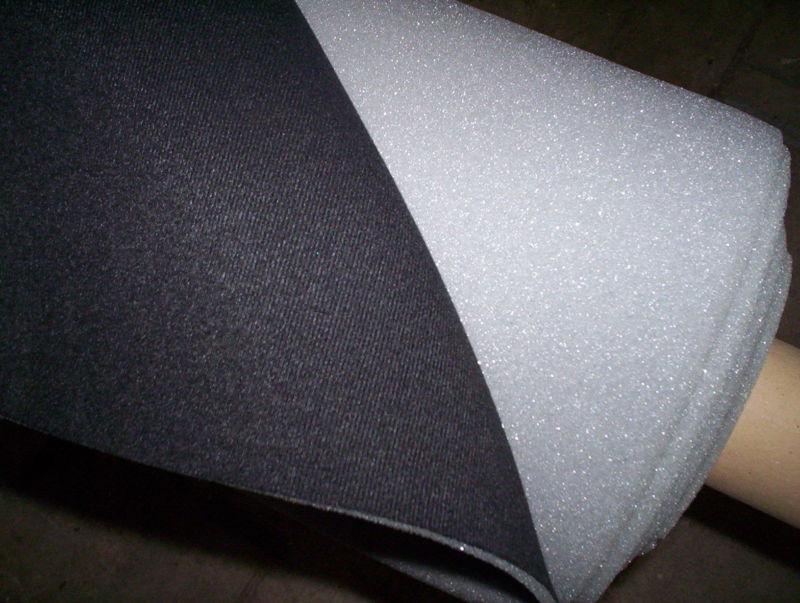 Auto headliner upholstery fabric foam back 70" x 60"  jet black  free shipping